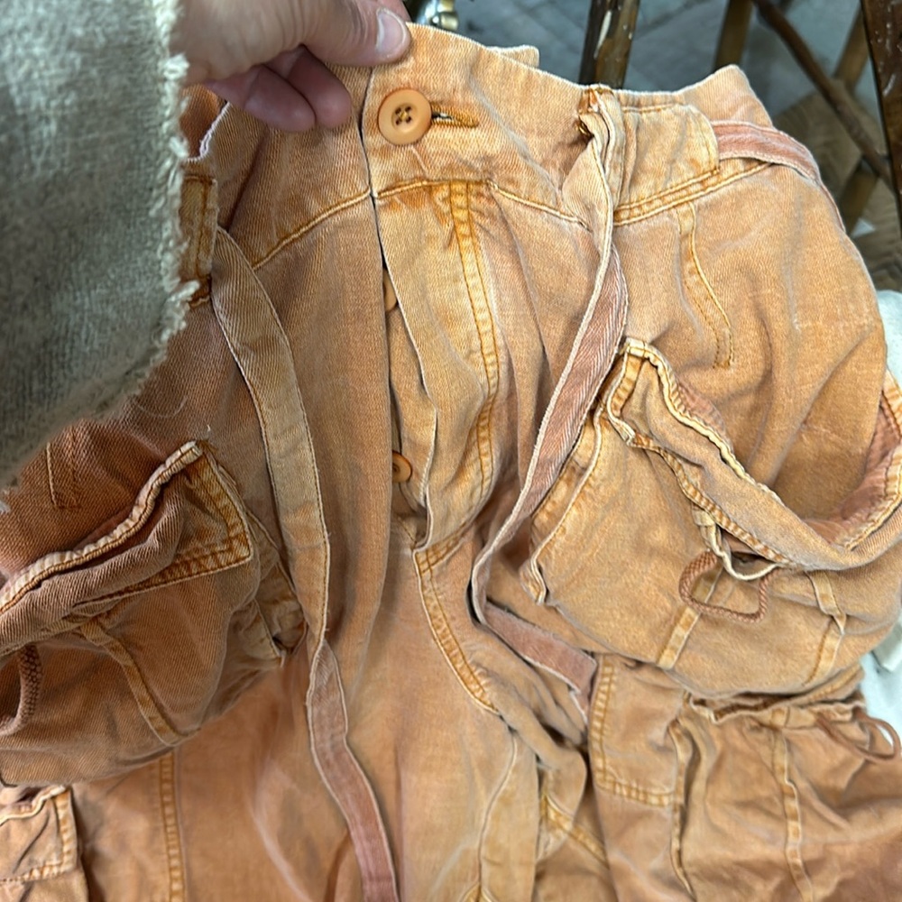 Peach colored pants